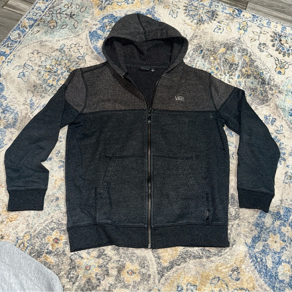Vans Men's Black Hoodie Sweater